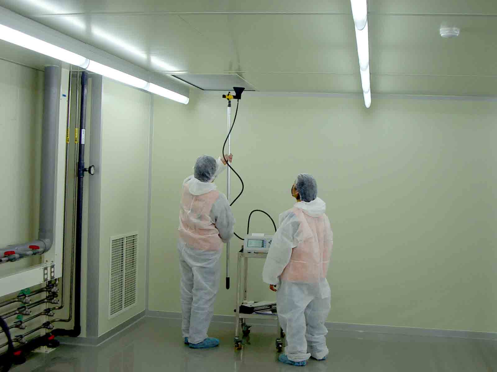 潔凈室怎樣用塵埃粒子計數(shù)器來對高效過濾器進(jìn)行檢漏?